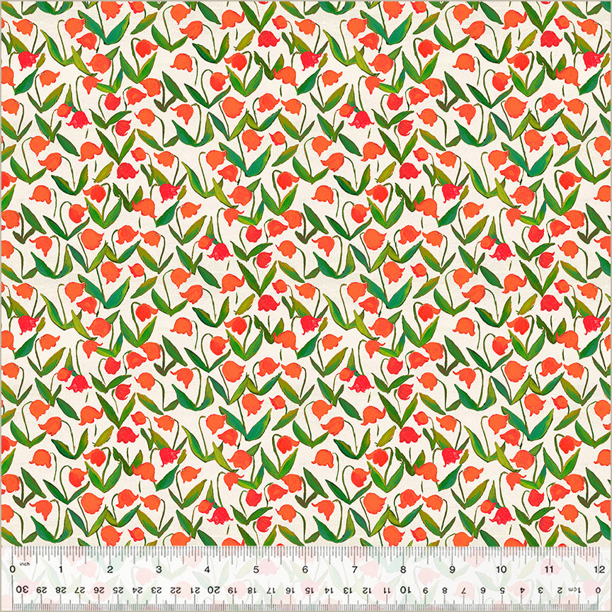 Flowerbed in Cotton Color - Heather Ross By Hand