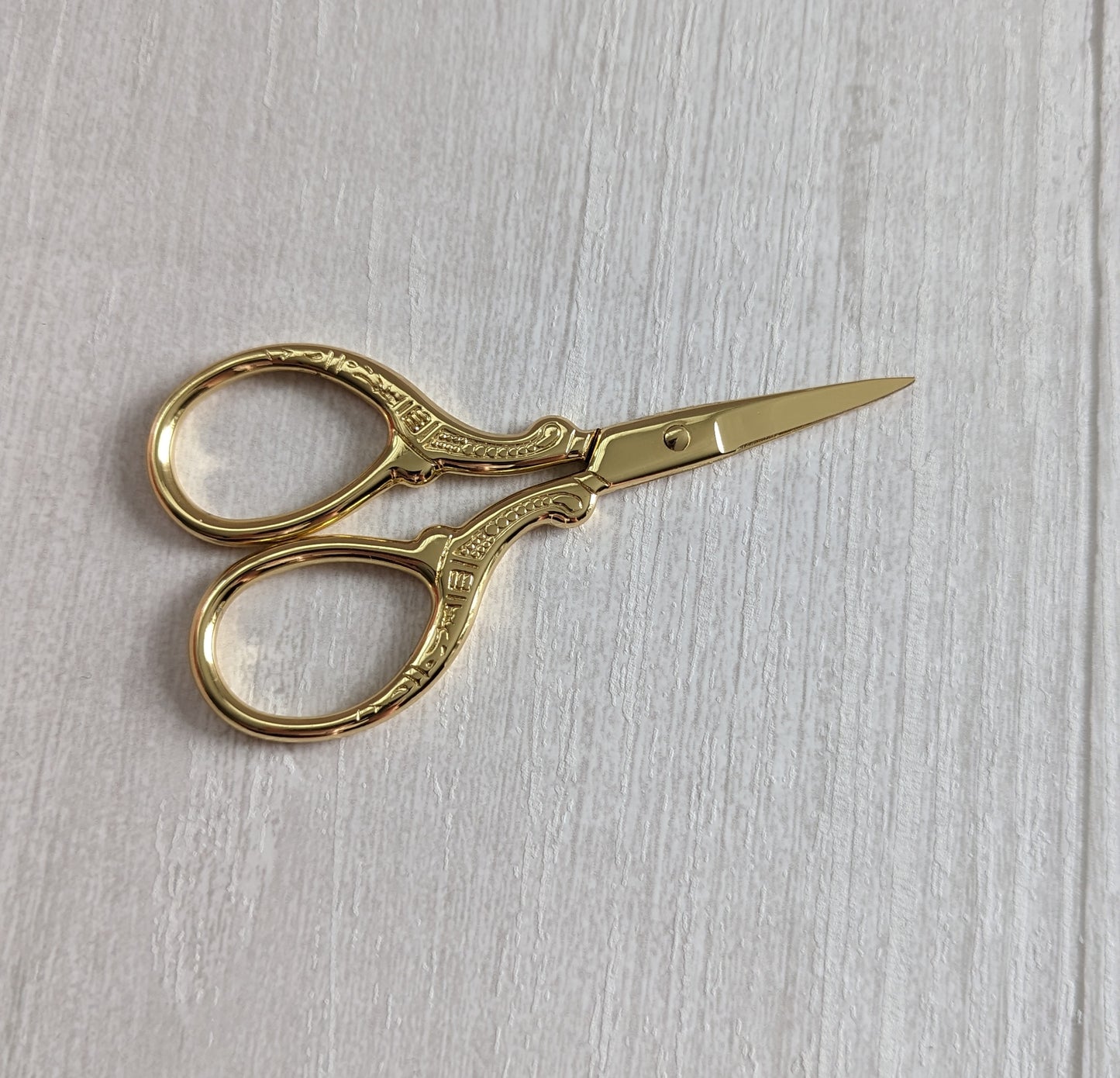 Gold Vintage inspired Filagree scissors