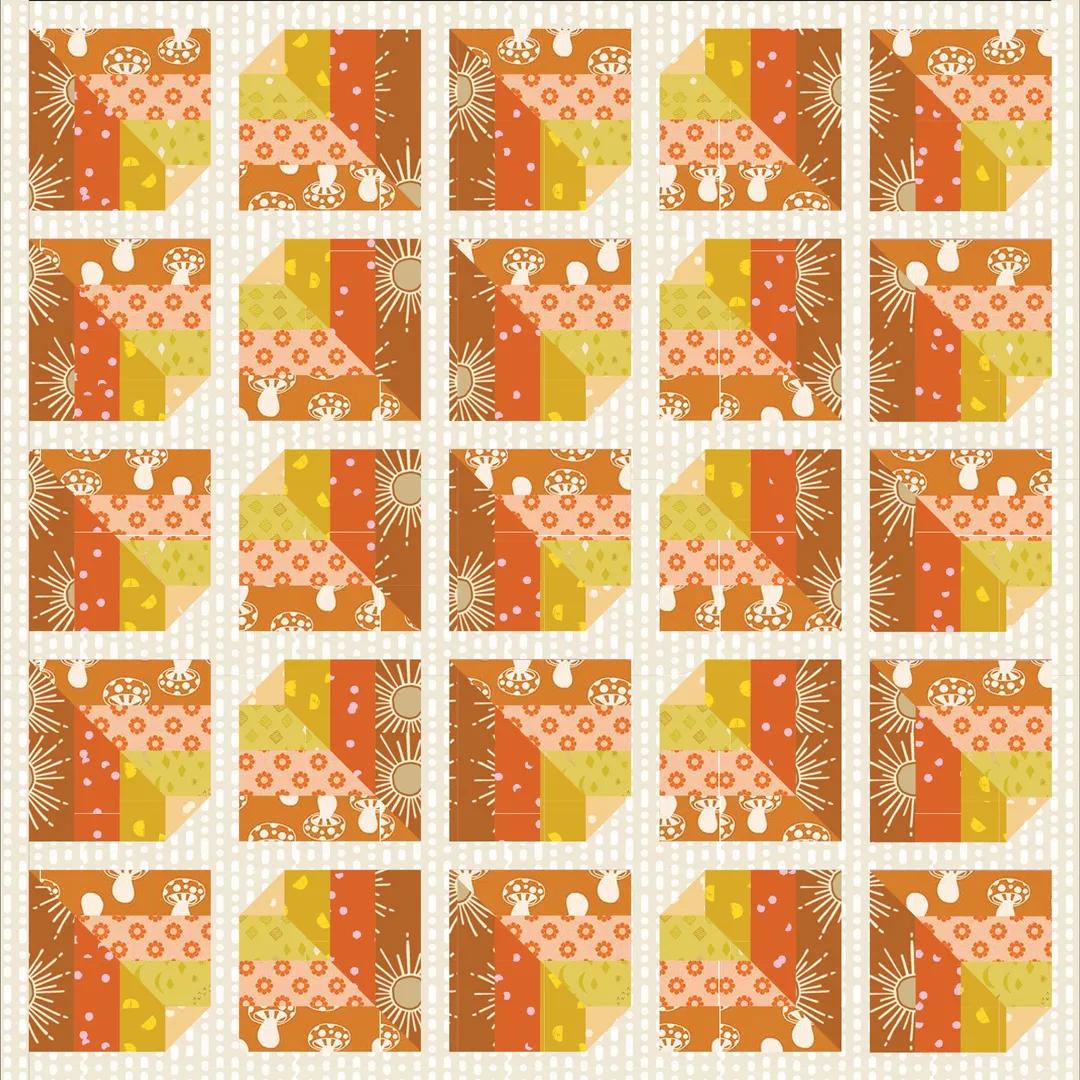 Noli Quilt Kit - Pumpkin Spice