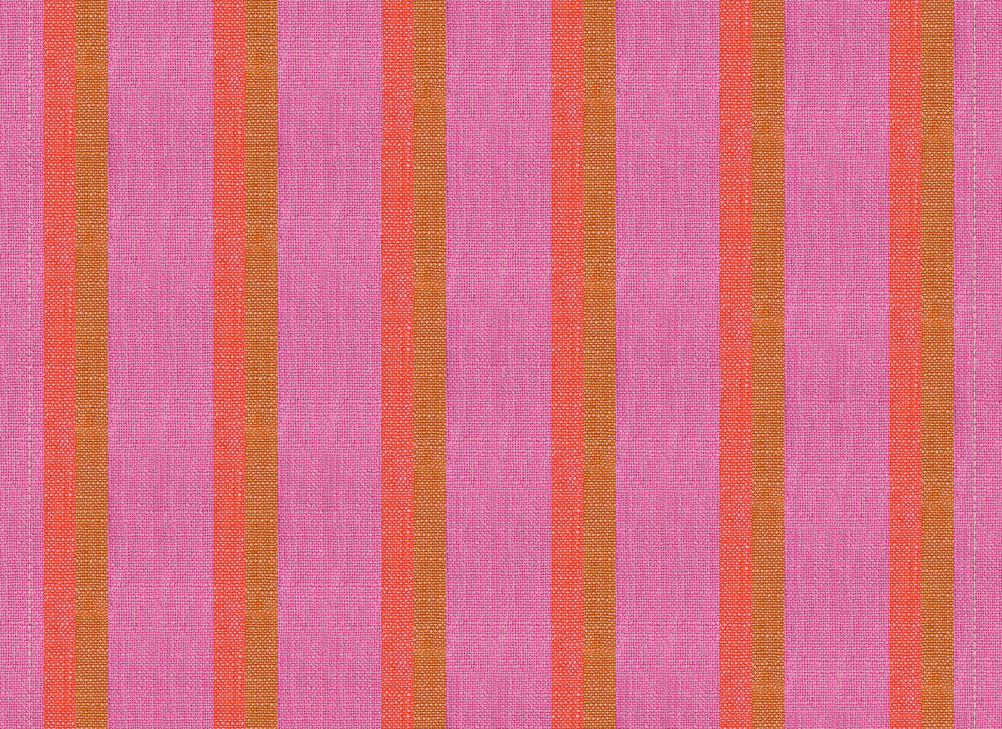 Jolie Toweling-Apron Stripe Pink