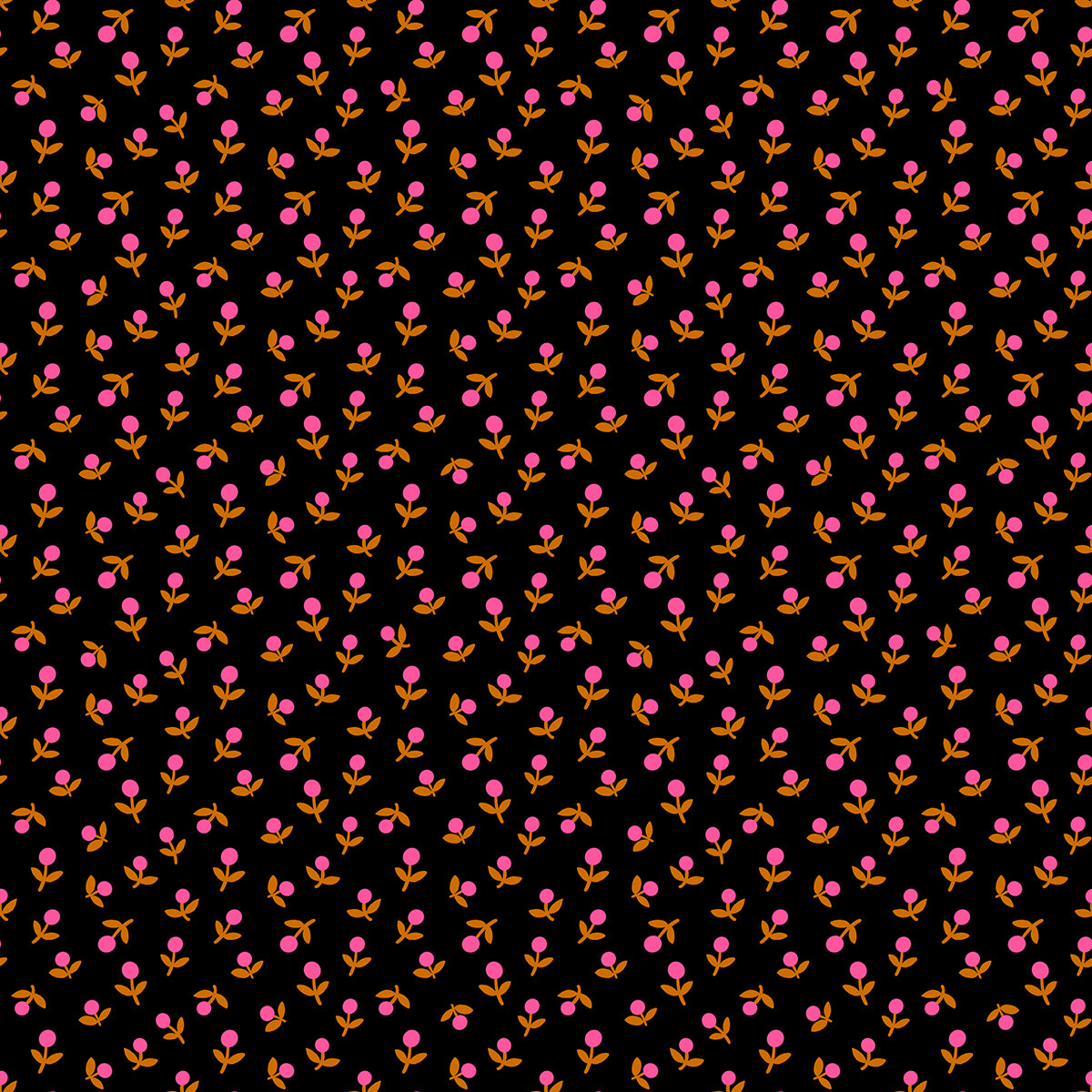 Sprout in Black - 1800 Calico