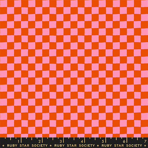 Block Print in Warm Red - 1800 Calico