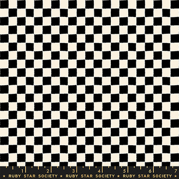 Block Print in Black - 1800 Calico