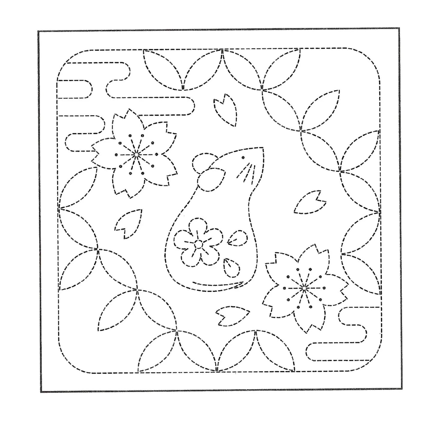 Sashiko Sampler Mouse