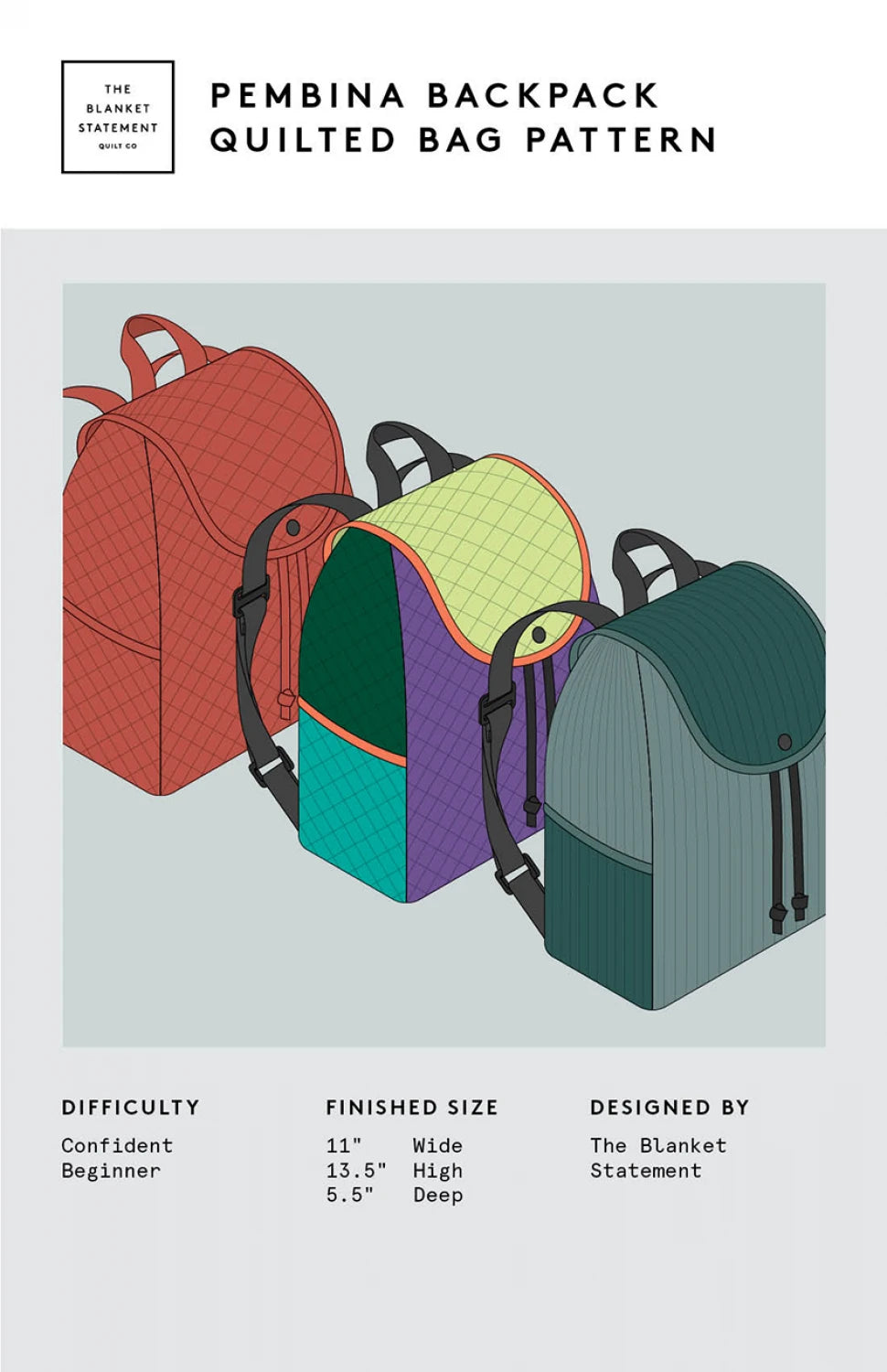Pembina Backpack Paper Pattern