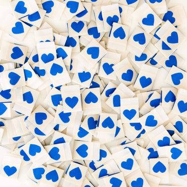 Blue Heart Sarah Hearts Labels