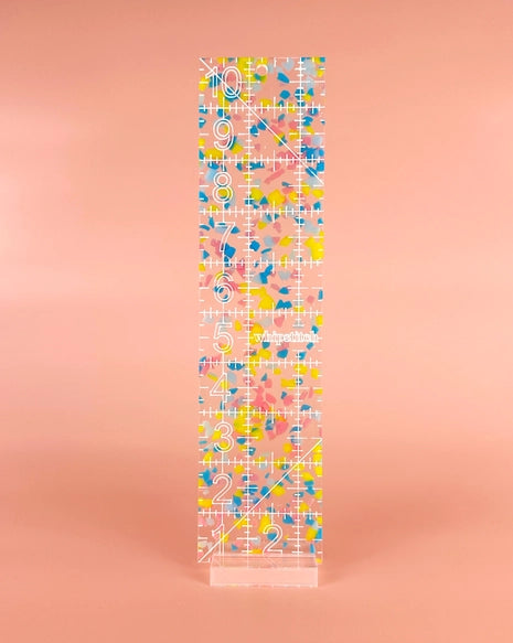 Confetti Quilting Ruler 2.5 x 10 inch