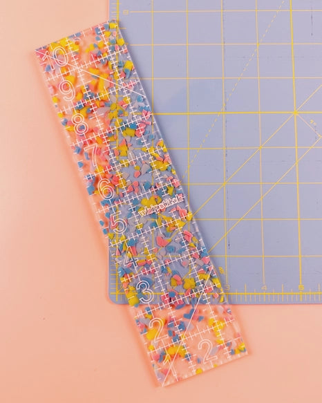 Confetti Quilting Ruler 2.5 x 10 inch