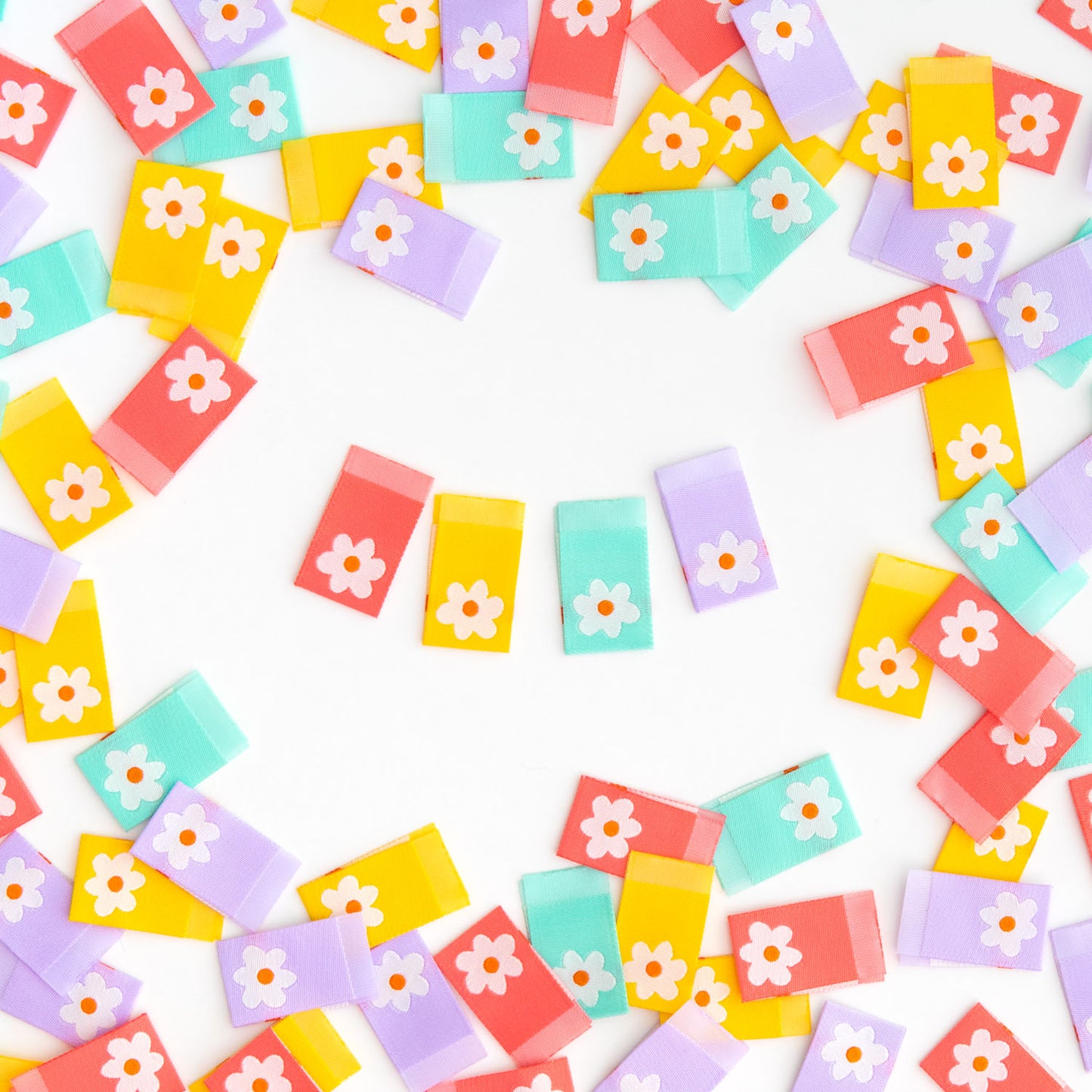 Daisy Sarah Hearts Labels