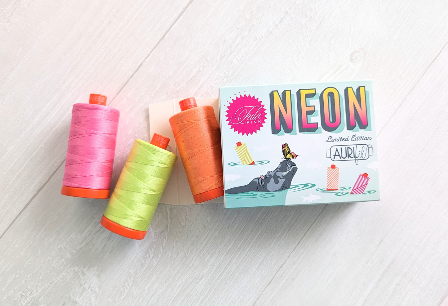 Tula Pink Neon Aurifil - Set of 3