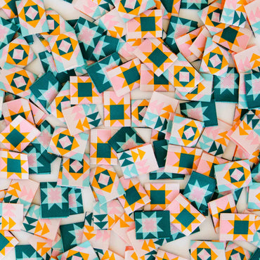 Quilt Block Sarah Hearts Labels