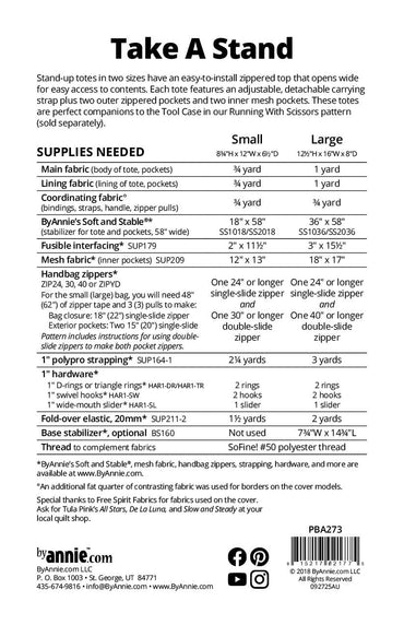 Take a Stand Paper Pattern