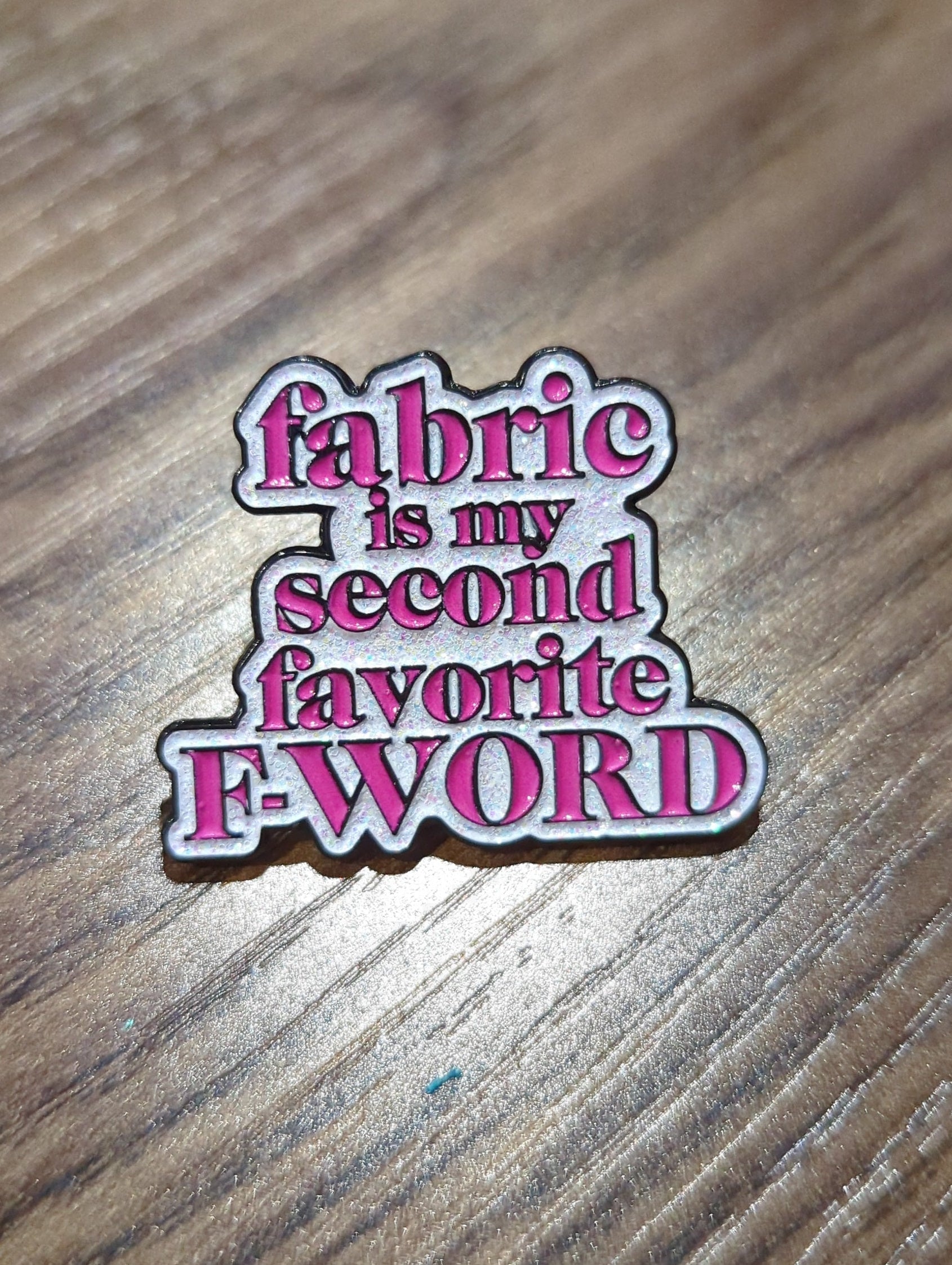 Fword Enamel pin