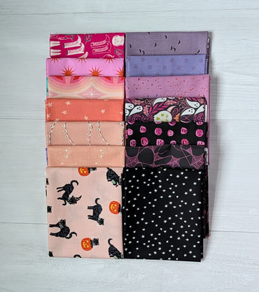 Ghost Party Pink 'oween Background Bundle