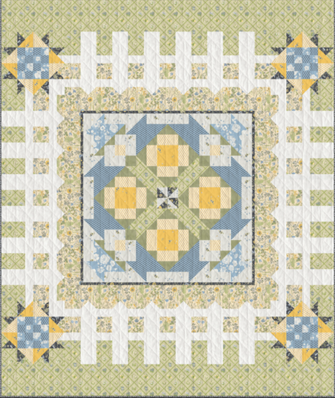 Garden Gate Quilt kit ft. Potager by Sharon Holland