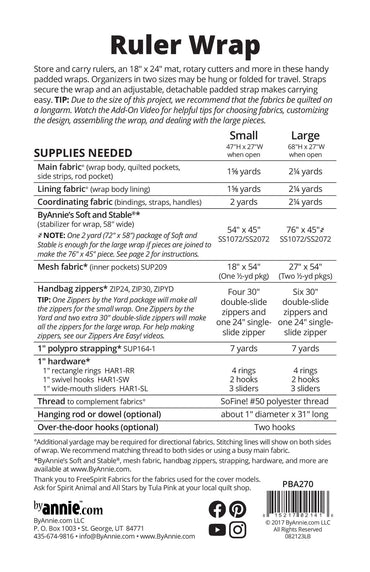 Ruler Wrap Paper Pattern