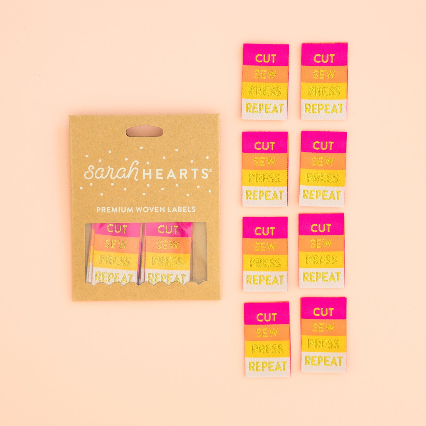 Cut Sew Press Repeat Sarah Hearts Labels