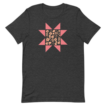 Floral Star Quilt Block Tee XS-5X