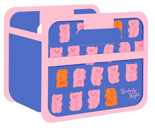 Gummi Bears Foldable Box by Meori (MINI BOX)