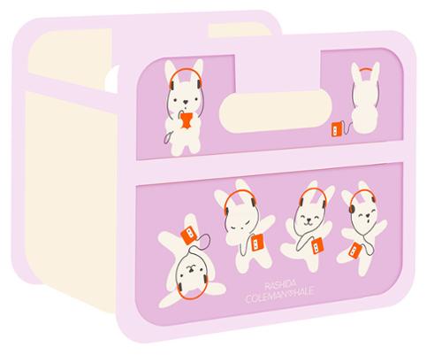 Rabbeats Bun-E Foldable Box by Meori (MINI BOX)