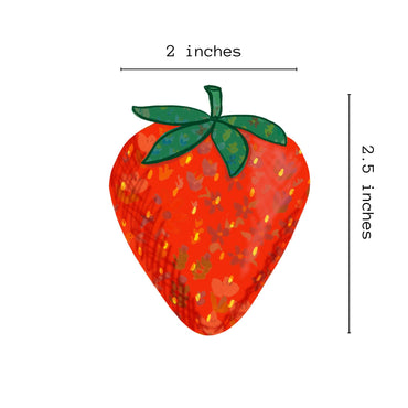 Strawberry Vinyl Stickers, Cute Strawberry Stickers