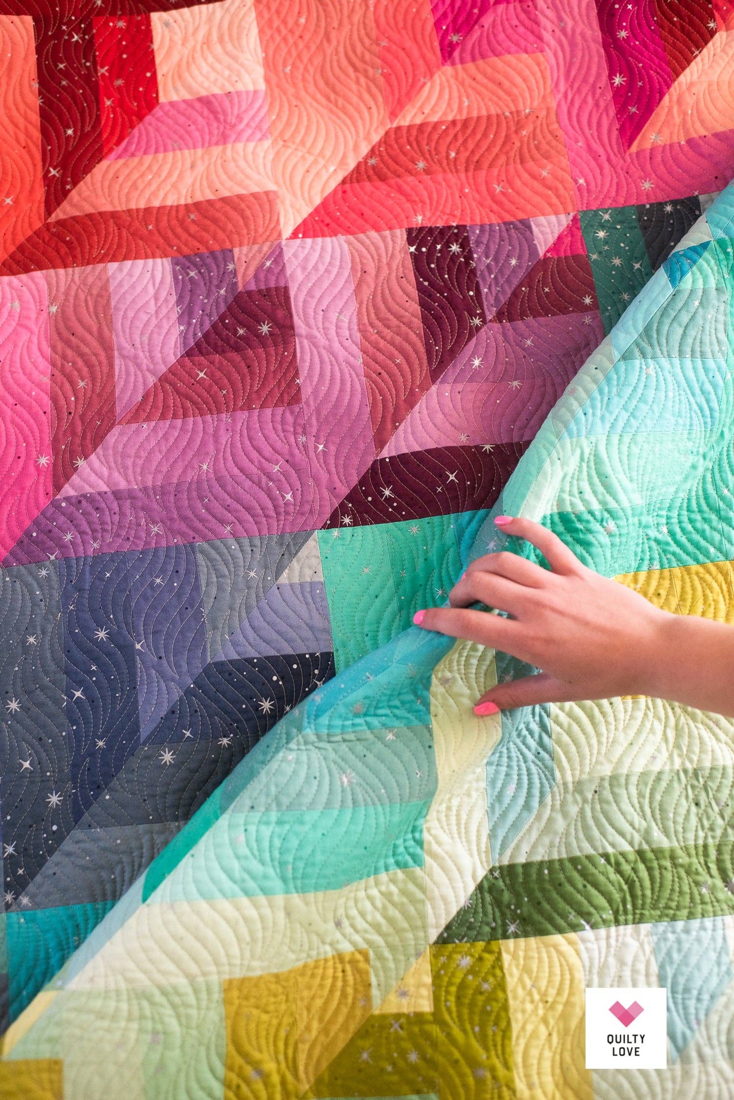 Lucky Log Cabins PAPER Quilt Pattern