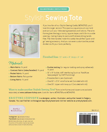 Stylish Sewing Tote (#ZW2910)