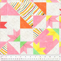 Bee's Quilt in White Color - Heather Ross By Hand - CANVAS