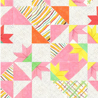 Bee's Quilt in White Color - Heather Ross By Hand - CANVAS