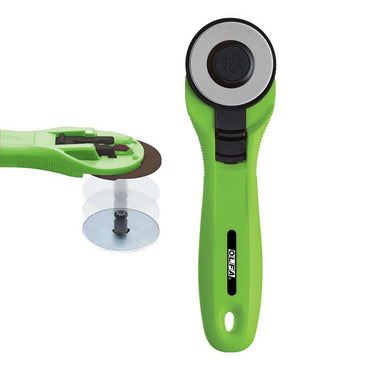 Olfa 45mm Splash Rotary Cutter - Lime Green