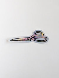 Scissors | Vinyl Holographic Sticker