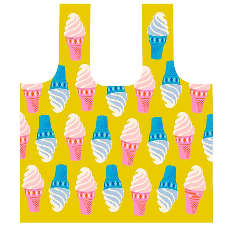 Ice Cream Cones Pocket Shopper by Meori
