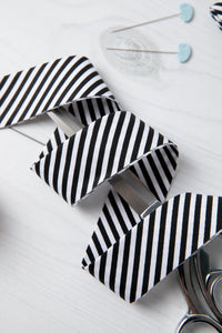 2.5" Bias Quilt Binding – Black Stripe Bessie Pearl - BTY