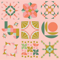Solstice Sampler 2025 Quilt Kit - Sample Pure Solids