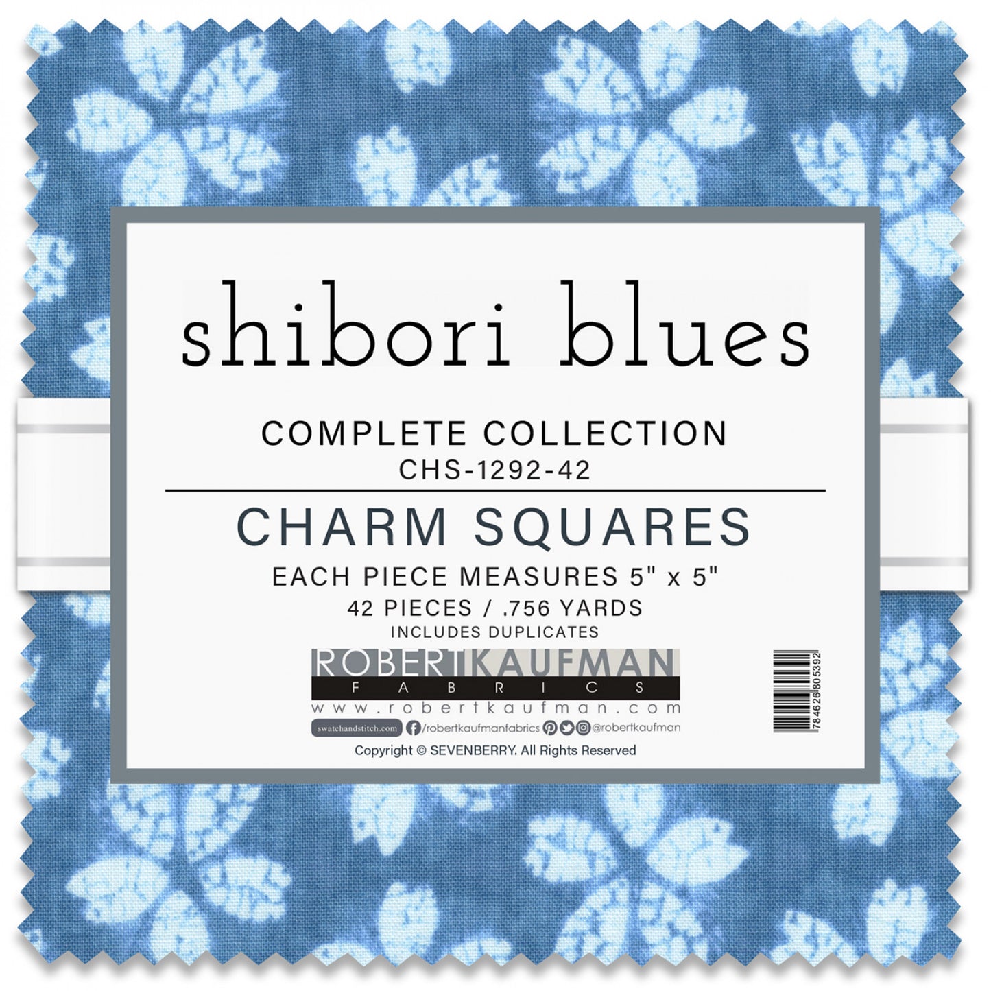 Shibori Blues Charm pack