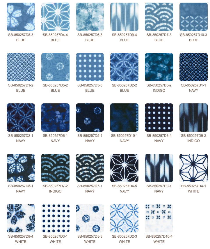 Shibori Blues 29 FQ Bundle