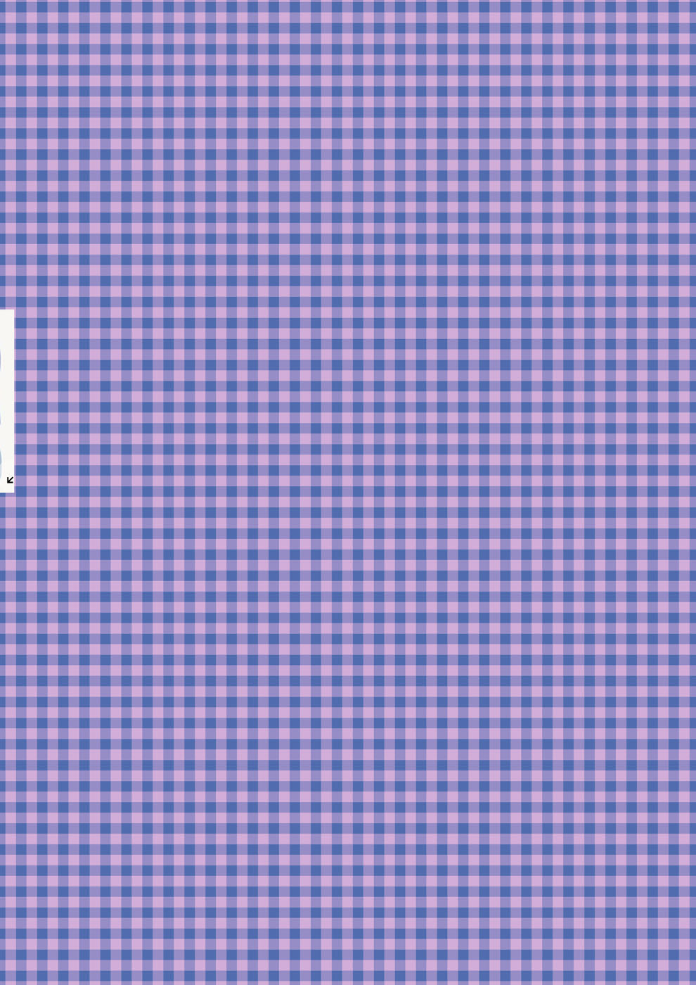 Mini Gingham Lavender Blue - Patchwork Joy