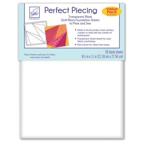 June Tailor Perfect Piecing FPP Paper 50ct Pack