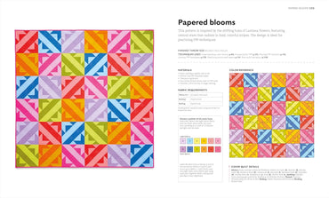 Papered Blooms Quilt Kit - The Quilting Book
