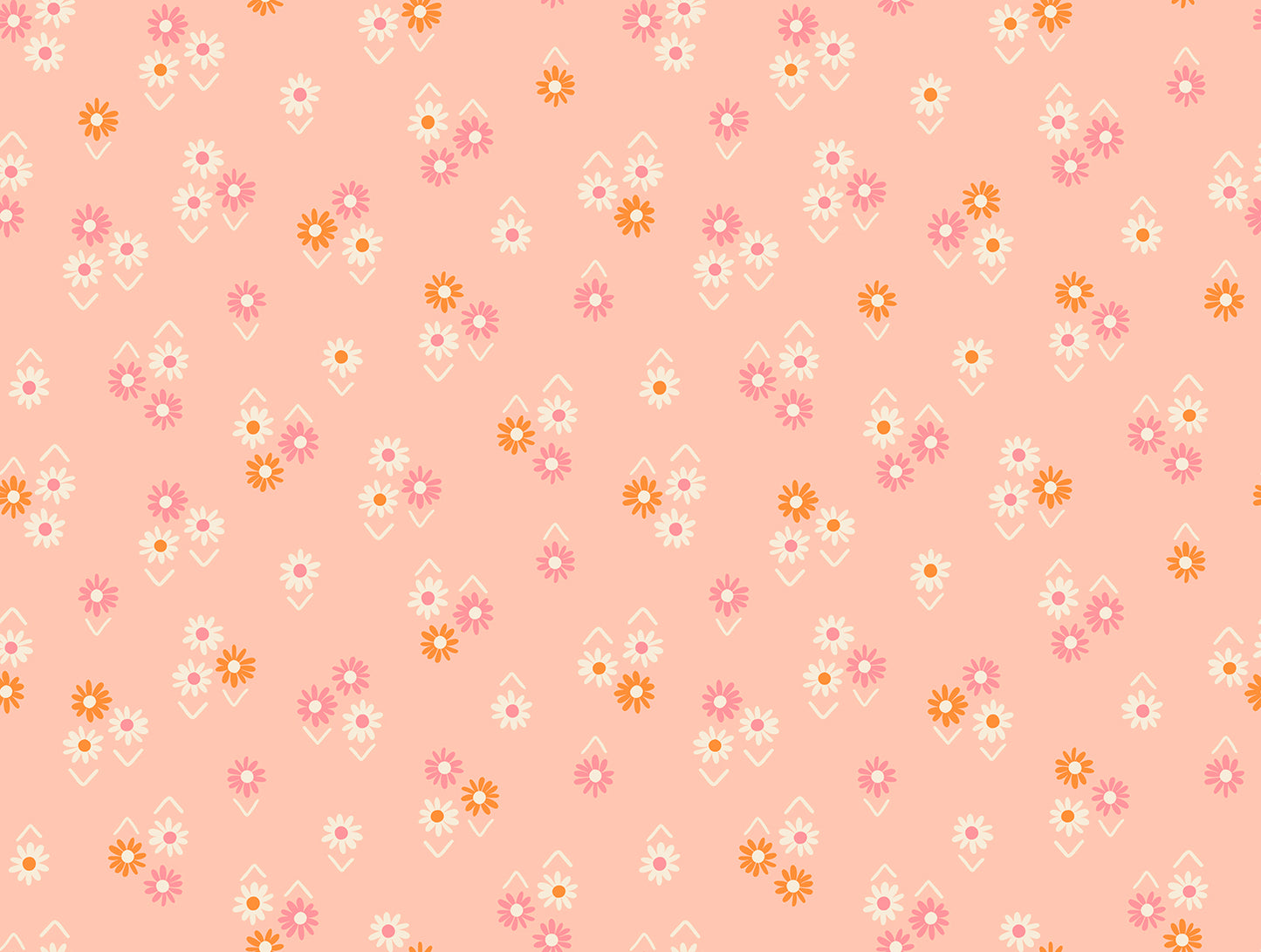 PREORDER: Baby Flowers Peach - Juicy