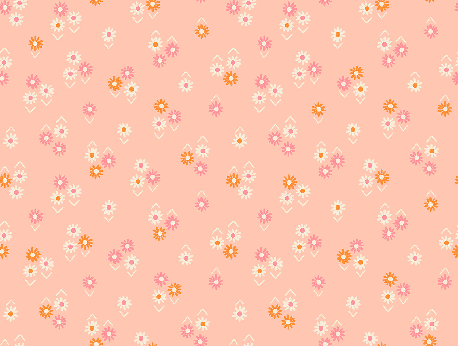 PREORDER: Baby Flowers Peach - Juicy