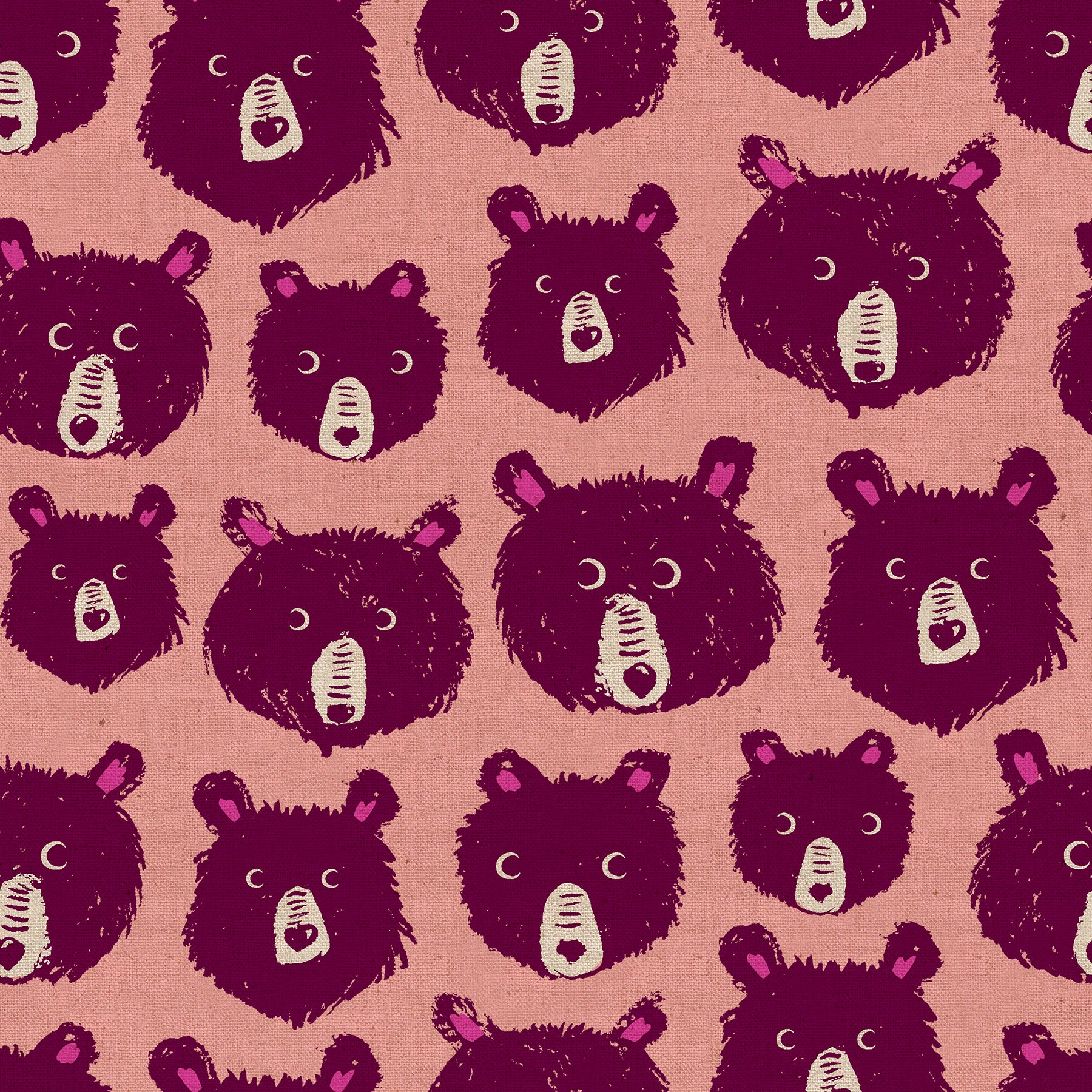 PREORDER: Teddy & The Bears Peach Fizz CANVAS - Teddy & The Bears