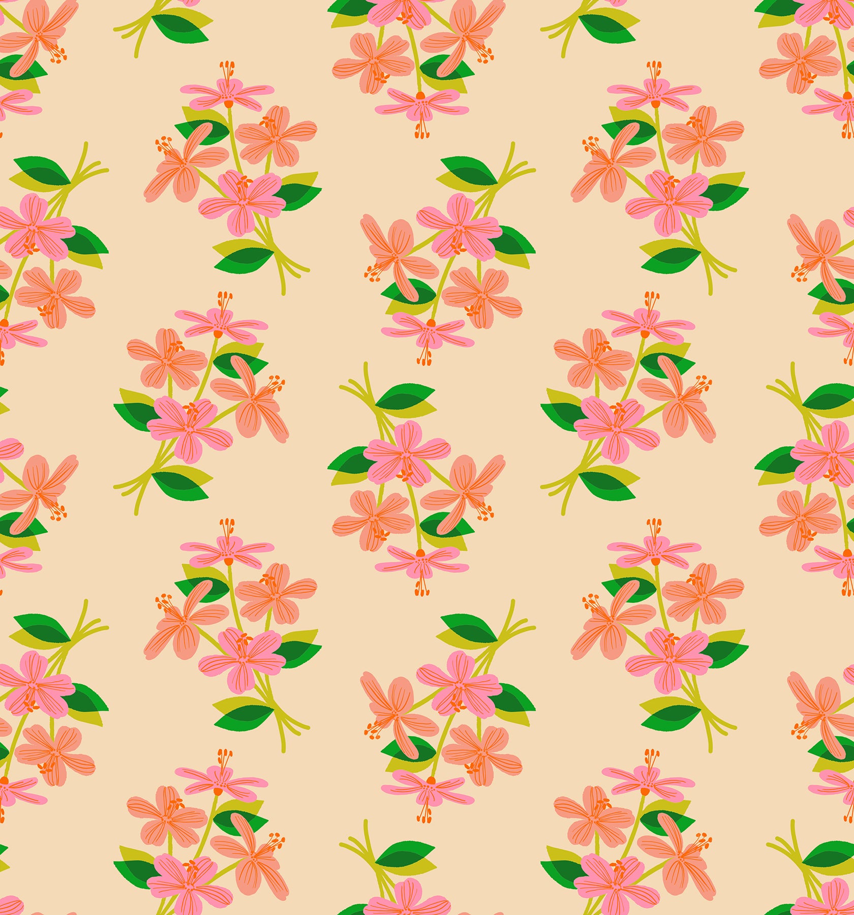 Nosegay Vintage Paper - Favorite Flowers