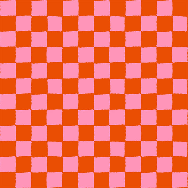 Block Print in Warm Red - 1800 Calico