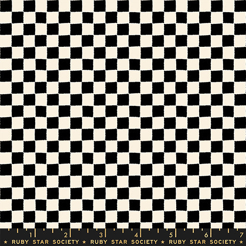 Block Print in Black - 1800 Calico