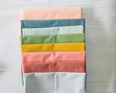 Solstice Sampler 2025 Quilt Kit - Sample Pure Solids