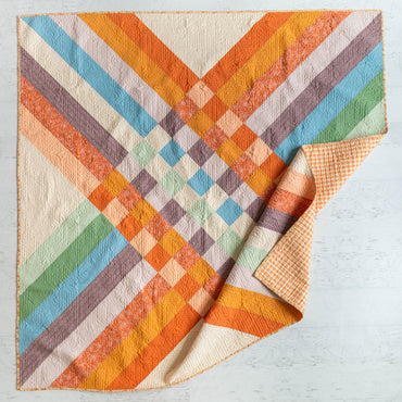 Star Crossed Quilt Kit - Pastel Rainbow by Suzy Quilts