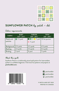 Sunflower Patch Paper Pattern