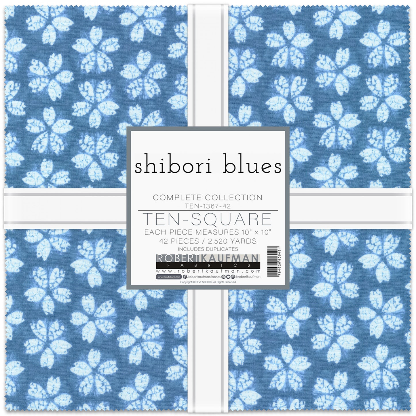 Shibori Blues Layer Cake