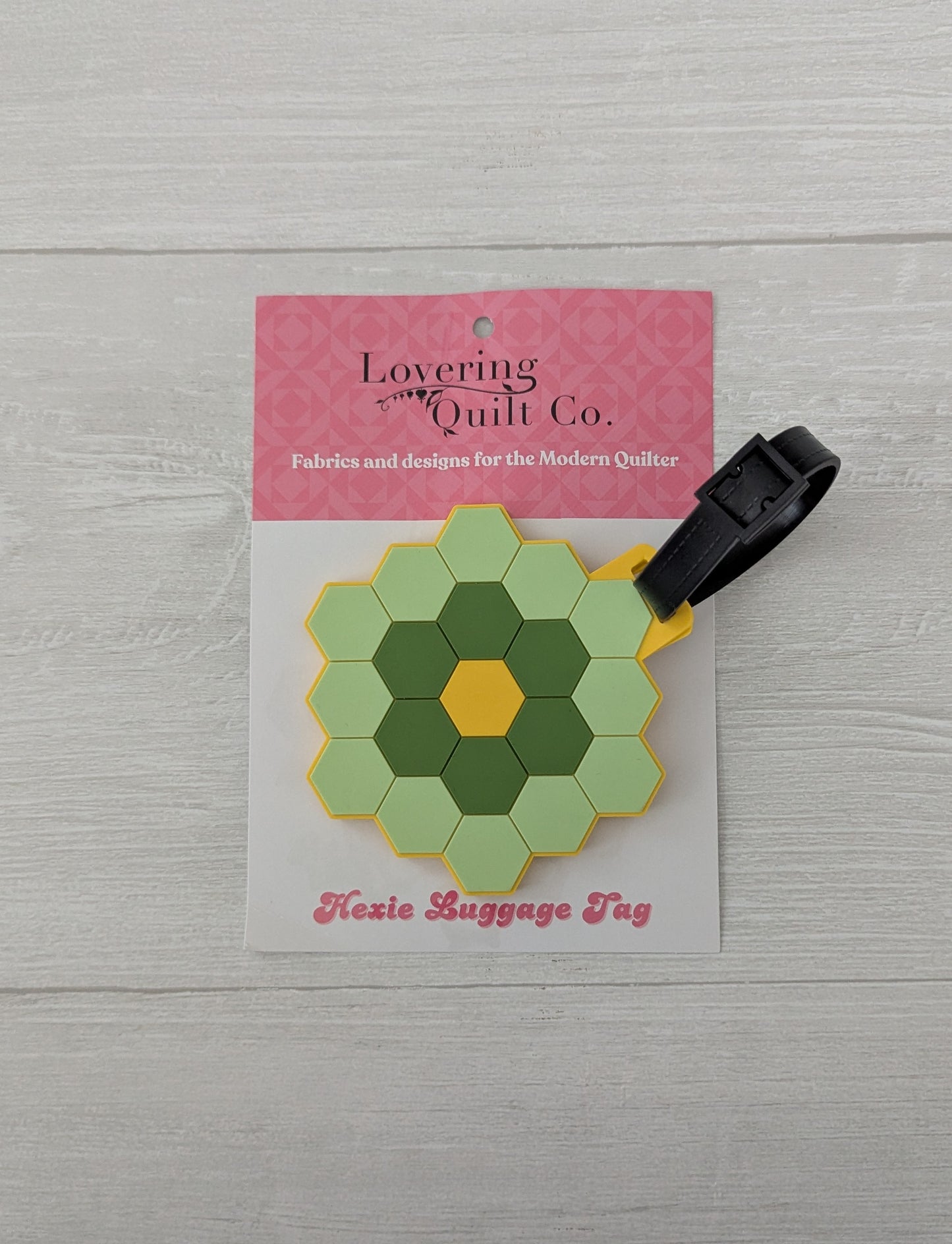 Hexie Flower Luggage tags